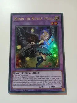 Hugin the Runick Wings - TAMA-EN037 - Ultra Rare YuGiOh Yu-Gi-Oh! TCG Card - Image 1