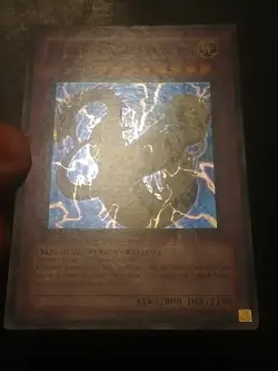 Yu-Gi-Oh! SUPER RARE HOLO CARD CYBER TWIN DRAGON CRV-EN035 1ST LP - Image 2