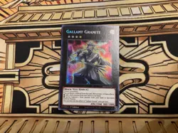 Gallant Granite MP20-EN167 1st Prismatic Secret Rare LP Yugioh Card - Image 1
