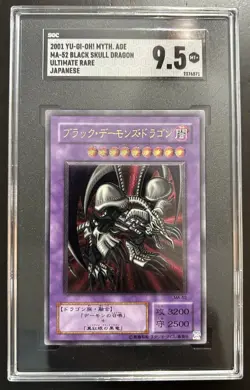 2001 YU-GI-OH! JPN MYTHOLOGICAL AGE #MA52 BLACK SKULL DRAGON SGC 9.5 - Image 1
