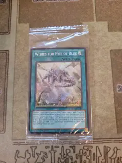 YUGIOH WISHES FOR EYES OF BLUE SDWD-EN042 SECRET 1ST ED SEALED - Image 3