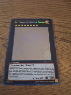1st Edition Neo Galaxy-Eyes Photon Dragon Ghost Rare GAOV-EN041  LP - Image 1