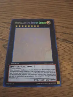 1st Edition Neo Galaxy-Eyes Photon Dragon Ghost Rare GAOV-EN041  LP - Image 8