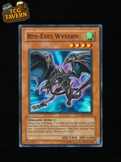 Yu-Gi-Oh Red-Eyes Wyvern GX06-EN002 GX Tag Force Game Promo Super Rare EU 2007 - Image 1