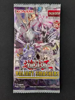 Lot of (120) Yu-Gi-Oh! TCG Valiant Smashers 1st Edition Booster Packs Sealed EN - Image 2