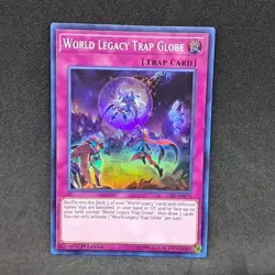 3x World Legacy Trap Globe CIBR-EN074 1st Edition Super Rare NM Yu-Gi-Oh! Card - Image 3