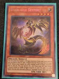 Yu-Gi-Oh! Starliege Seyfert CHIM-EN014 Secret Rare Unl Edition NM - Image 2