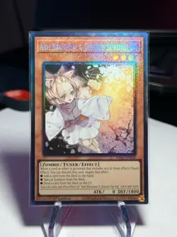 Yugioh Ash Blossom & Joyous Spring RA01-EN008 PCR Prismatic Collector's Rare NM - Image 1