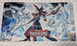 COMIC CON 2019 YUGIOH STARDUSK DARK MAGICIAN E HERO PLAYMAT DESK MAT 23.5 X 13.5 - Image 4