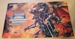 Yu-Gi-Oh! TCG Official Playmat – Regional 2016 WCQ “Red-Eyes Flare Metal Dragon” - Image 1