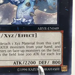YuGiOh Card Snowdust Giant ABYR-EN049 1st Edition Rare Collectable Trading Game - Image 15