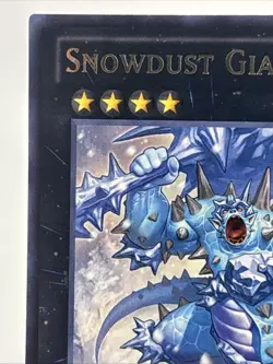 YuGiOh Card Snowdust Giant ABYR-EN049 1st Edition Rare Collectable Trading Game - Image 2