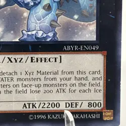 YuGiOh Card Snowdust Giant ABYR-EN049 1st Edition Rare Collectable Trading Game - Image 5