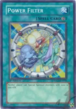 Power Filter - TDGS-EN058 - Super Rare - Unlimited Edition HP YuGiOh!  The Dueli - Image 2