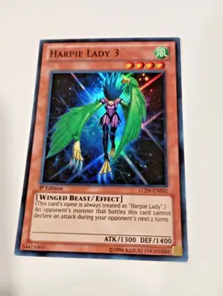 YuGiOh 1996 1st Edition Card Harpy Lady 3 LCJW-EN092 NM - Image 1