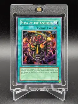 Mask Of The Accursed LON-019 Super Rare Labyrinth Of Nightmare 2003 Yu-Gi-Oh! - Image 1