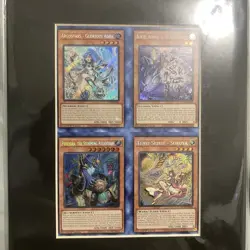 Yu-gi-oh!  Uncut Sheet 1st SUDA  | Secret RARE 2x2 | Model 1 - Image 1