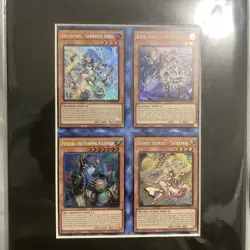 Yu-gi-oh!  Uncut Sheet 1st SUDA  | Secret RARE 2x2 | Model 1 - Image 2