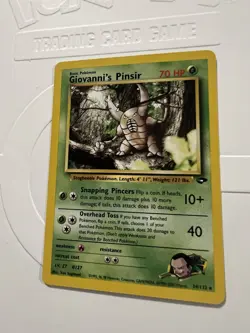 Giovanni's Pinsir 24/132 Rare Gym Challenge Set Pokemon Card WOTC NM - Image 2