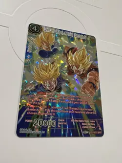 SS Son Goku Vegeta Trunks, Triple Combination BT19-011 SPR	Dragon Ball Card Engl - Image 2
