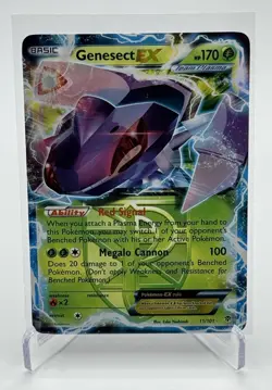 Pokemon TCG Genesect EX 11/101 Team Plasma, Plasma Blast Ultra Rare Card, NM - Image 1