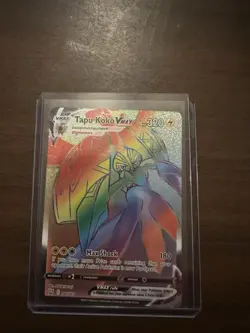 Tapu Koko Vmax 166/163 Full Art Secret Rainbow Rare Pokemon Card NM - Image 1