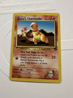 Blaine's Charmander  LP Gym Challenge  60/132  Pokemon Card TCG Common Unlimited - Image 2