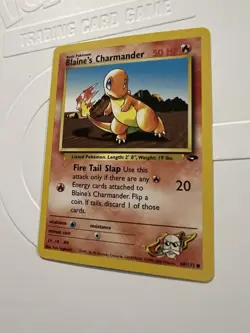 Blaine's Charmander  LP Gym Challenge  60/132  Pokemon Card TCG Common Unlimited - Image 3