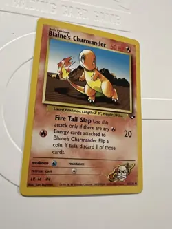 Blaine's Charmander  LP Gym Challenge  60/132  Pokemon Card TCG Common Unlimited - Image 5