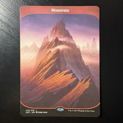 Mountain Land Regular MTG Unstable #215 LP - Image 1