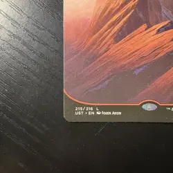 Mountain Land Regular MTG Unstable #215 LP - Image 4