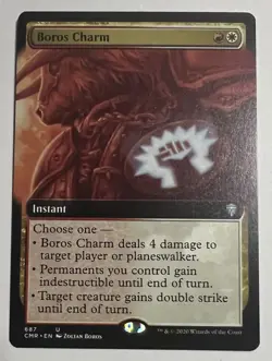 MTG: Commander Legends Boros Charm Uncommon Regular Ext Art CMR 687 - Image 1