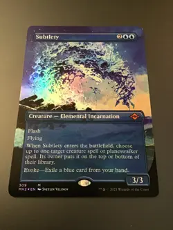 MTG Modern Horizons 2 #309 Subtlety Borderless Foil NM - Image 1