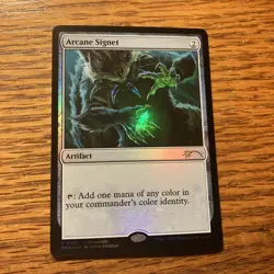 Arcane Signet NM Foil MTG Commandfest Promo Magic Gathering - Image 1