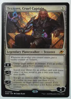 Tezzeret, Cruel Captain *Mythic Rare* Magic MtG x1 Edge of Eternities - Image 1