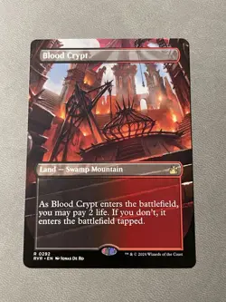 Blood Crypt - Borderless - 292 - Ravnica Remastered (RVR) MTG - Image 1