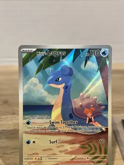 Pokemon Destined Rivals Misty's Lapras 194/182 Illustration Rare - Image 3