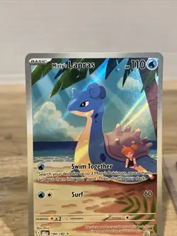 Pokemon Destined Rivals Misty's Lapras 194/182 Illustration Rare - Image 4