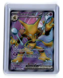 PokÃ©mon Alakazam EX TCG Scarlet Violet-151 Holo Ultra Rare Card 188/165 - Image 1