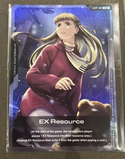 SDCC 2025 PROMO HOLO GUNDAM Card Game Ex Resource NM+ - Image 4