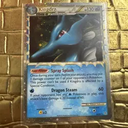 Pokemon Card Kingdra Prime 85/95 Holo Rare Heart Gold Soul Silver Unleased MP - Image 1