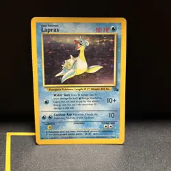 Lapras LP Unlimited Fossil 10/62 Pokemon TCG Holo - Image 1