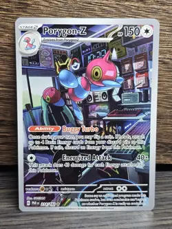 Pokemon TCG - Porygon-Z #214/182 - Paradox Rift - Illustration Rare - NM - Image 1