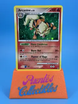 Arcanine 1/111 Pokemon TCG Rising Rivals Holo Card NM+ - Image 1