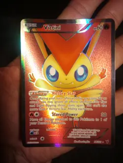 Full Art Victini 98/101 Noble Victories Holo Foil RARE Pokemon Card NM Condition - Image 7