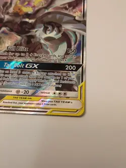 Pikachu & Zekrom Tag Team GX SM168 Alternate Full Art Holo Promo Pokemon Card  - Image 3