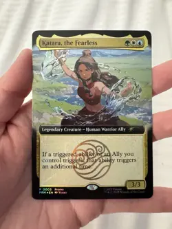 Magic The Gathering X Avatar Katara The Fearless Promo Card SDCC 2025 - Image 8