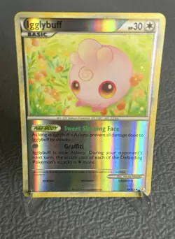 Igglybuff 44/123 Reverse Holo Pokemon TCG 2010 HeartGold SoulSilver VLP - Image 1