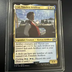 Cid, Timeless Artificer - #0413 - MTG: Final Fantasy - NM/M Pack Fresh!! - Image 1