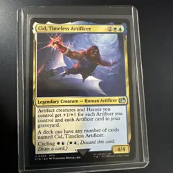 Magic the Gathering MTG Final Fantasy - Cid, Timeless Artificer #0409 FFIV - Image 1
